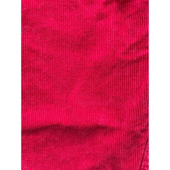 Girls H&M L.O.G.G. Slim Fit Red Corduroy Pants Size 6X - Picture 3 of 5